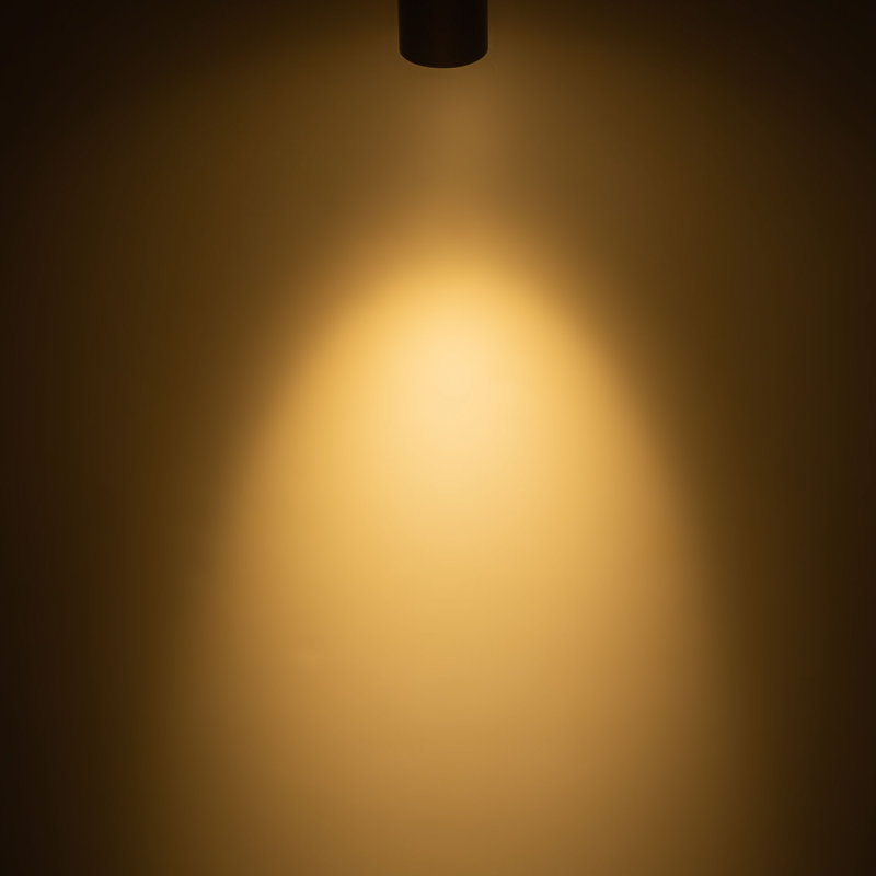 Mason 5-in Black dimmable LED Semi-Flush Mount, Antique Brass