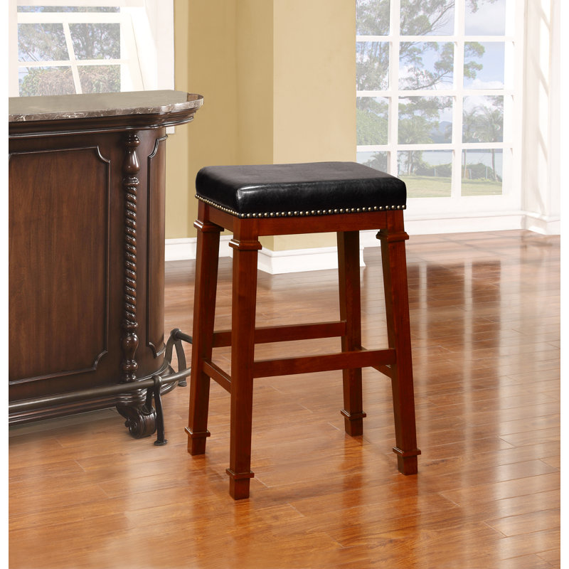 Tabouret Sandie, Noir, Tabouret de bar (assise de 30 po de hauteur)