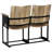 Adalina Steel Garden Bench
