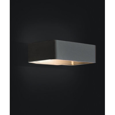 Granillo Black 13cm H Integrated LED Outdoor Flush Mount