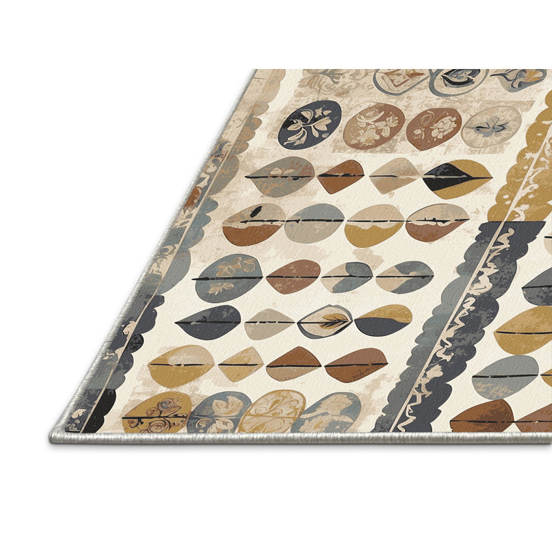Retro Ripple Rug, Rectangle 6' x 9'