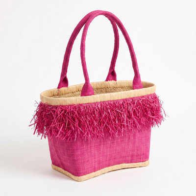 Raffia Palm Storage Tub & Tote