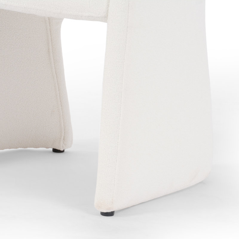 Elmore Upholstered Dining Chair, Thames Cream