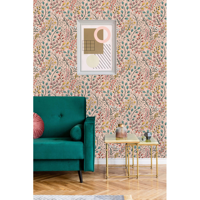 Rouleau de papier peint adhésif Atanas, L 10,42 pi x l 25 po
