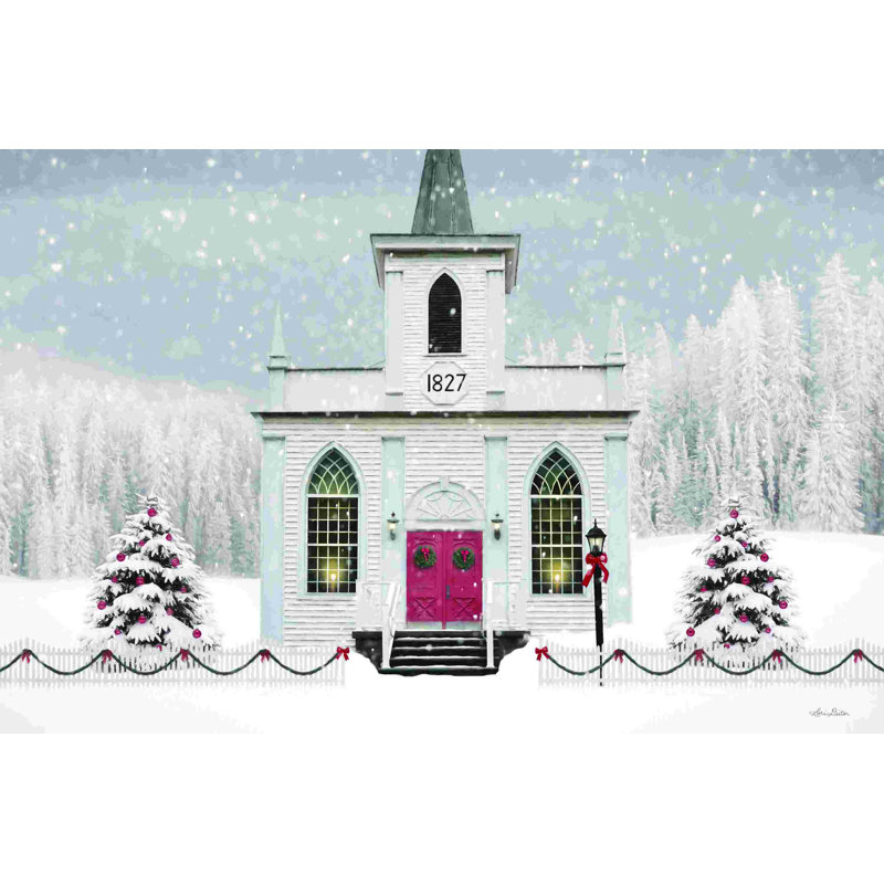 Église de Noël, H 12 po x l 18 po
