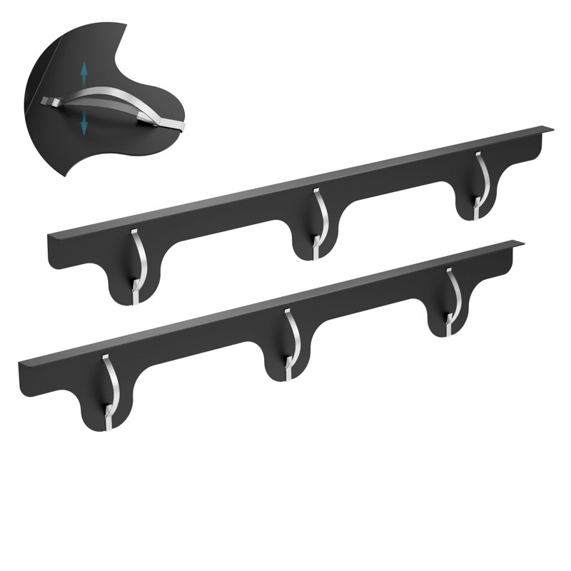 Stove Gap Covers - 304 Stainless Steel Oven Side Gap Filler, 2 Pack Stove Gap Filler - Length 23.4" Width 0.79", Spring Clip Design Fitting Gap Strong Guard Between Stove Top & Counter - Black
