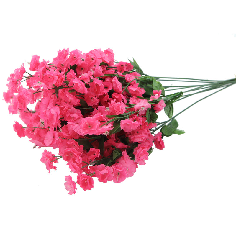 Buisson artificiel artificiel en pleine floraison, Fuchsia