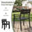 6-Person Round Patio Dining Set With Stackable Chairs-1948938036