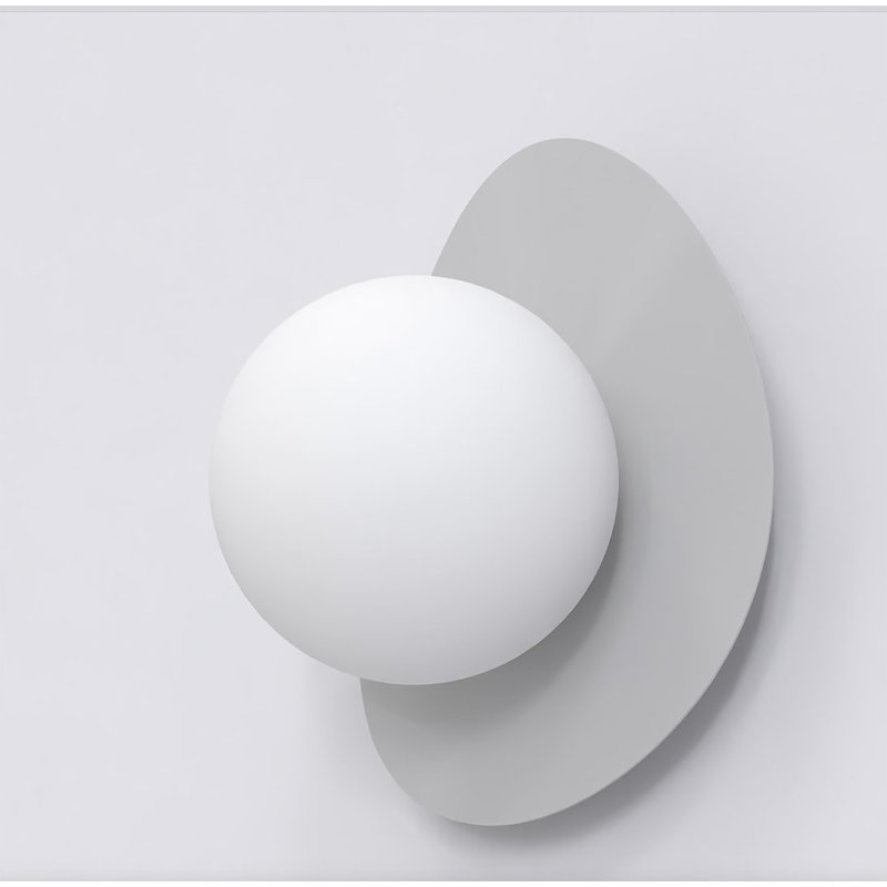 Flush Mounted Sconce, Grey