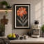 Geometric Daisy Botanical - Wrapped Canvas-2034819860-2034819946
