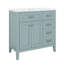 36" Bathroom Vanity With Sink Combo, Bathroom Cabinet With Drawers, Solid Frame And MDF Board-114229379