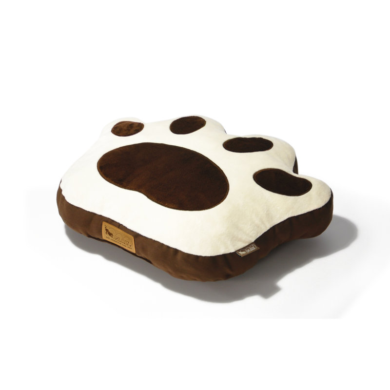 Paw Print Dog Pillow Bed, Medium (29" W x 22" D x 3.1" H)