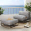 Cloud Sponge Beanbag Chair And Ottoman Set