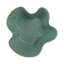 Bol décoratif décoratif à bords ondulés en céramique pour décoration intérieure - Bol moderne avec motif abstrait pour comptoir de cuisine ou décoration intérieure - 13 po, vert