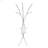 Coat Rack, Hall Tree, Free Standing, 11 Hooks, Entryway, 74"H, Bedroom,Metal, Contemporary, Modern-61911653