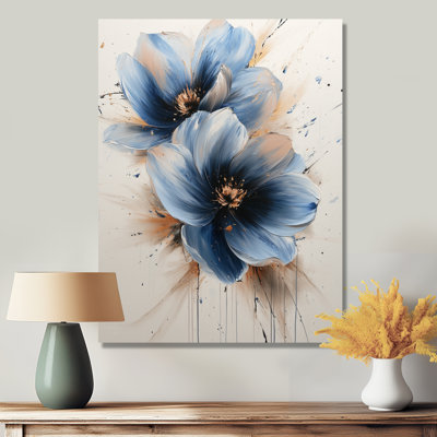 Hirsch - Floral Wall Art Living Room