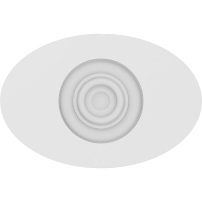 Standard Dalton Bullseye Rosette with Square Edge