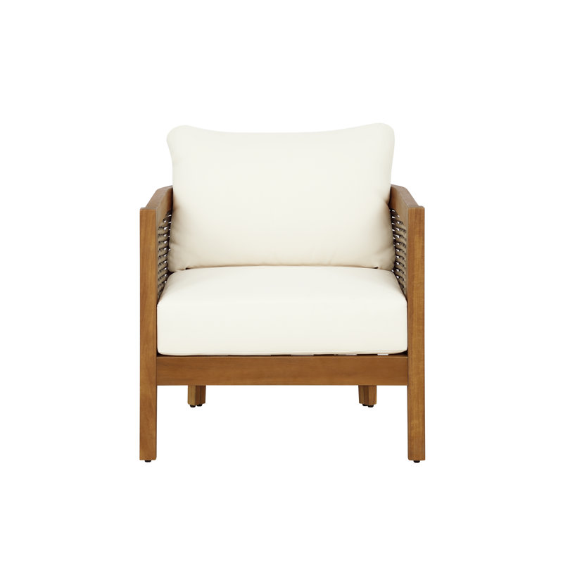 Chaise de patio avec coussins Esaul