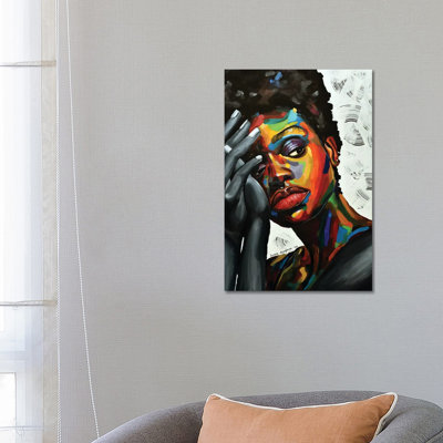 Free But Hungry II by Damola Ayegbayo - Print on Canvas