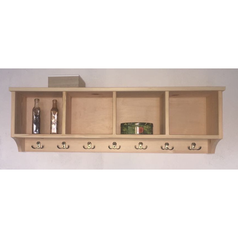 Wall 7 - Hook Wall Mounted Coat Rack