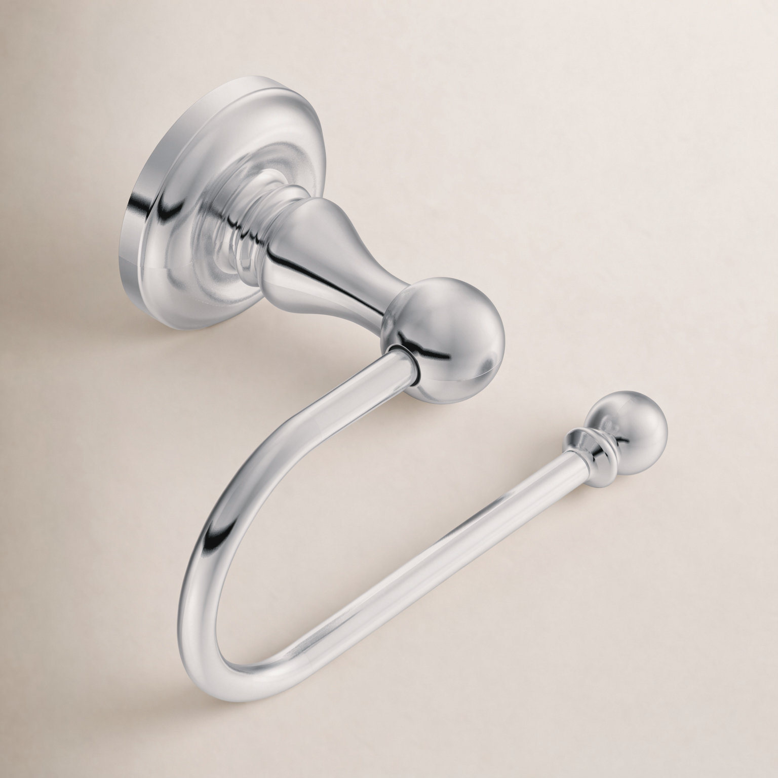 Madison European Toilet Paper Holder, Chrome