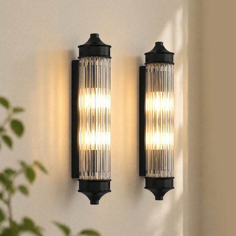 Applique murale cylindrique 16,9 po Acton, Bronze