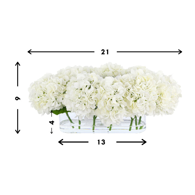Hydrangea Floral Arrangement in Vase
