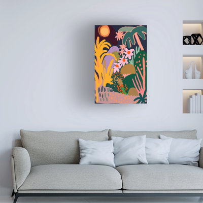 Art sur toile sur l'île de Moon