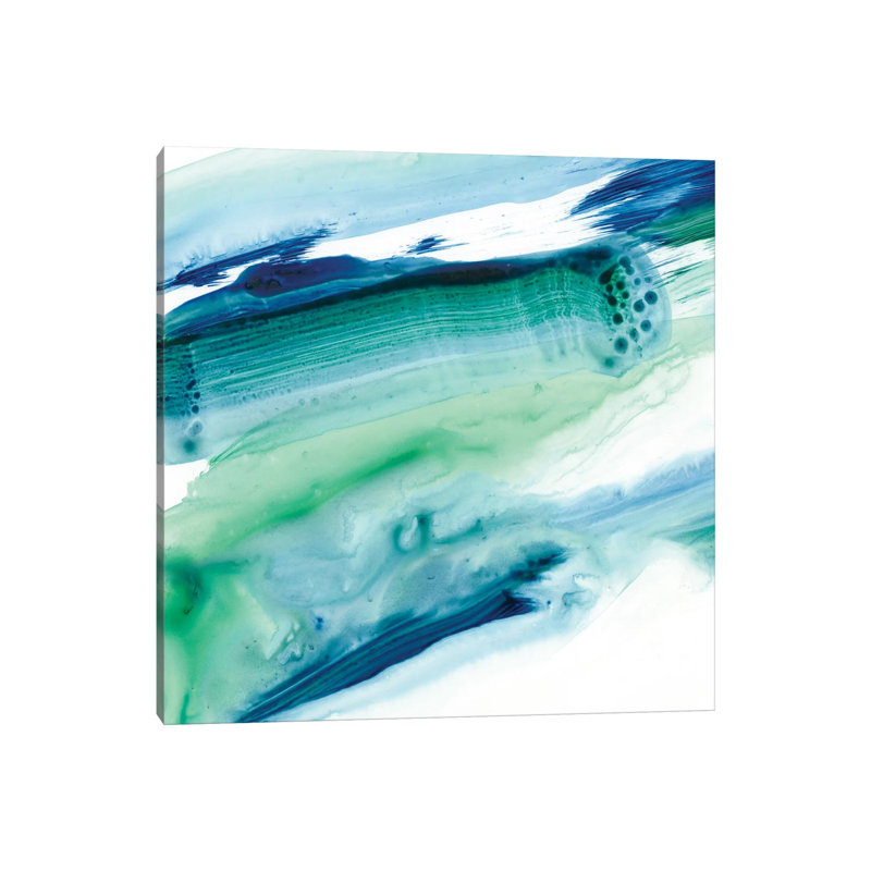 " One Fluid Motion II " by Ethan Harper, Unframed, 37" H x 37" W x 1.5" D, No Mat