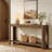 63-Inch Entryway Console Table, 2-Tier Narrow Sofa Table Behind Couch for Foyer, Hallway-243183594