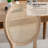 French-Style Farmhouse Dining Chair with Round Backrest-678961725-678961720