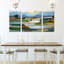 « fertile acres », ensemble de 3 reproductions d’art sur toiles tendues