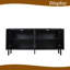 Buffet 60 po, 4 portes avec tablettes réglables