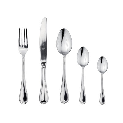 Raffaello Flatware Set with Moka Spoons - 30 Pieces - Stainless Steel