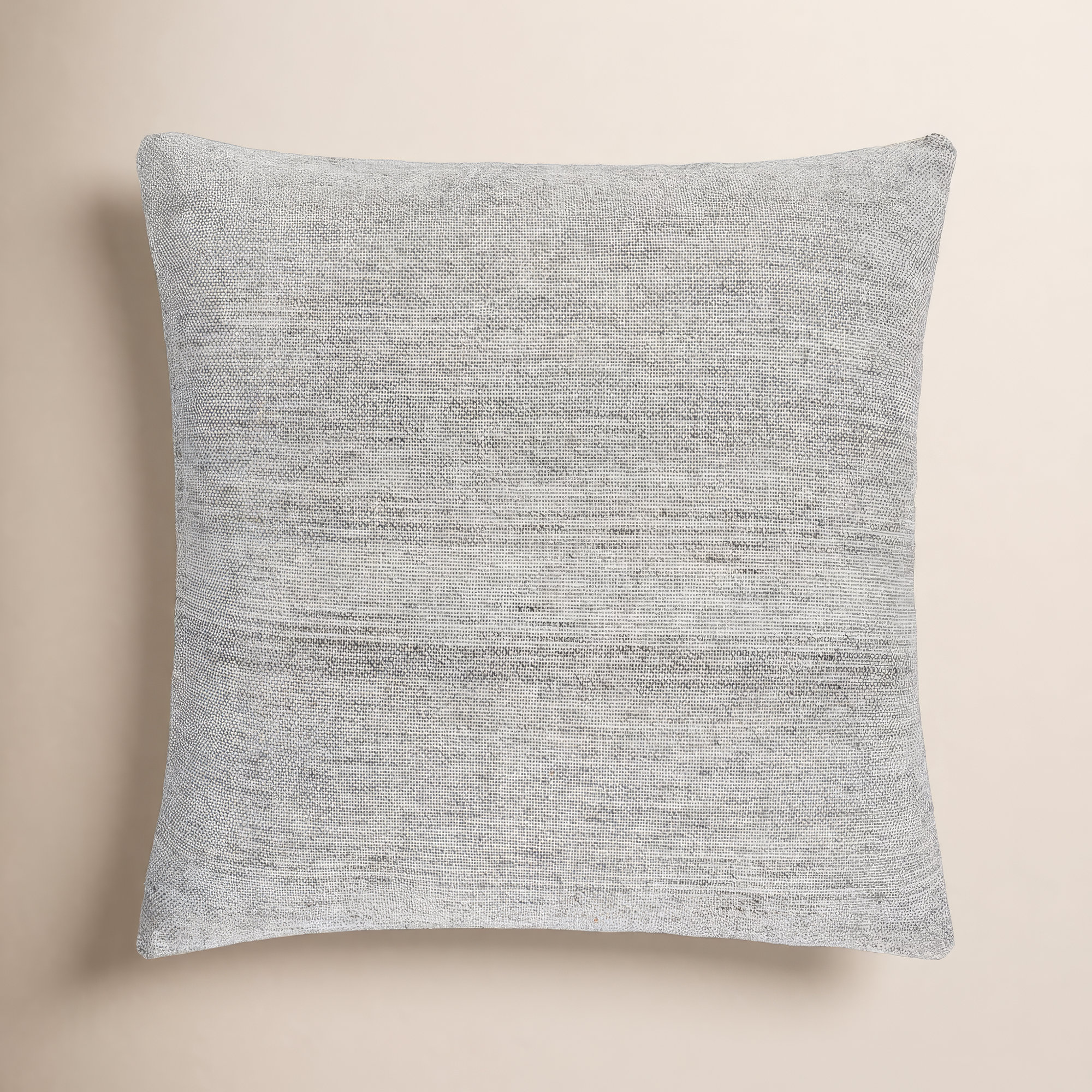 Rylie Cotton Throw Pillow, 18" x 18", Down
