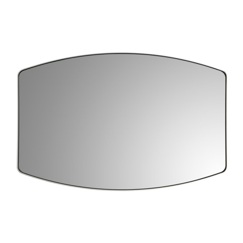 Atle Metal Wall Mirror, Silver, 36" x 24"