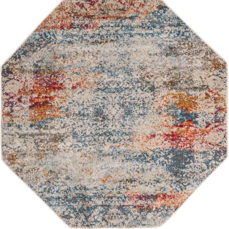 Folmar Oriental Indoor Rug, Octagon 8' x 8'