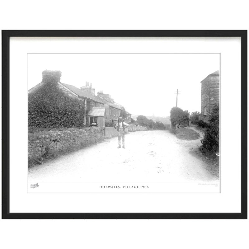 Dobwalls, Village 1906 - Single Picture Frame Print, 40cm H x 50cm W x 2.3cm D