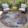 Machine Washable Indoor/Outdoor Xhevrie Taupe Rug