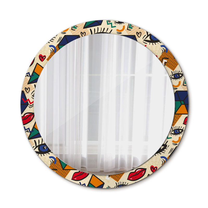 Huldar Glass Flat Wall Mirror
