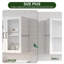 Armoire de rangement murale de 24 po de largeur pour salle de cuisine et salle de lavage-137897296