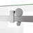 Seneca 56-60 in. W x 76 in. H Frameless Sliding Shower Door in Polished Stainless Steel-94298328