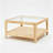 Evelynn 31.5' W Glass Top Coffee Table