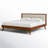 Mathiatis Mid Century Modern Tufted Platform Bed-1199829772-1199829774