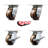 4 Piece High Temp Phenolic Caster Set