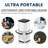 Kiki Pure Tabletop Air Purifier with HEPA Type Filter for 100 Cubic Feet