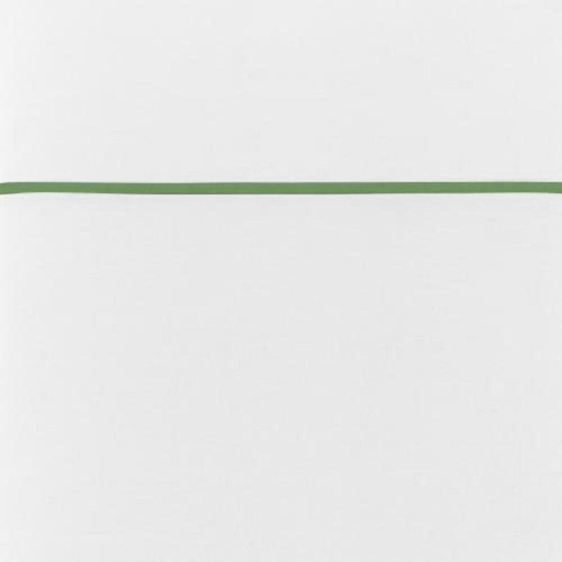 Boutique Percale Sham, Euro, White/Linen