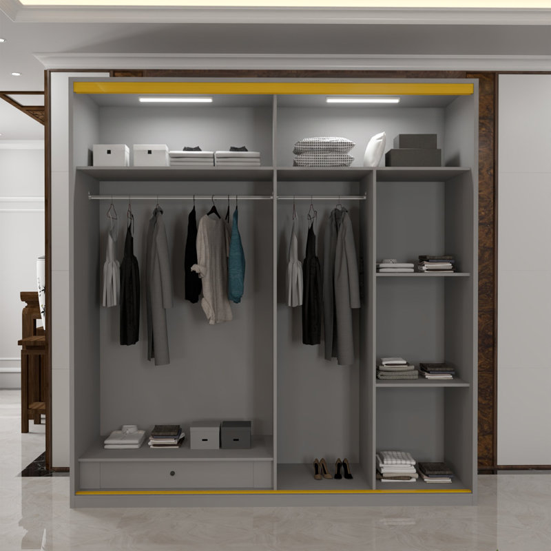 2 Door Manufactured Wood Wardrobe