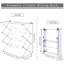 Carbon Steel Freestanding Drying Rack