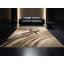Tapis lavable à la machine Orrville Geisha avec Katana Posh & Luxe en brun - reliure beige-1276176195